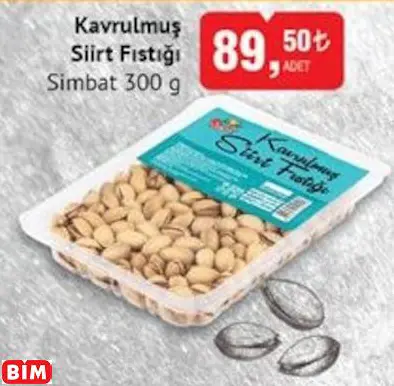 SİMBAT KAVRULMUŞ  SİİRT FISTIĞI